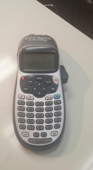 My trusty and simple label maker.